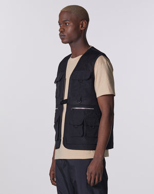 Black 365 Utility Pocket Gilet