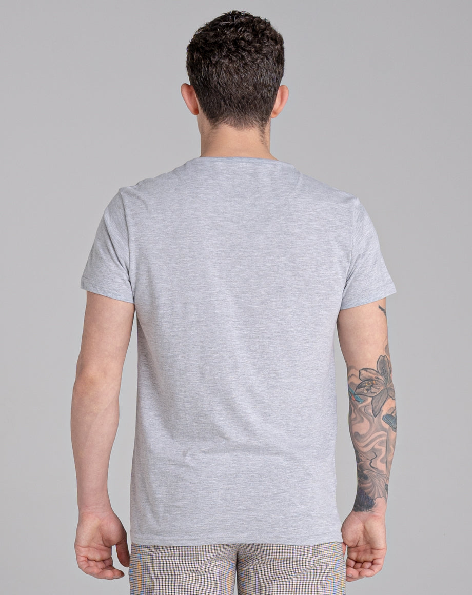 Bellfield Paradine Men's T-Shirt in Grey - Bellfield Clothing