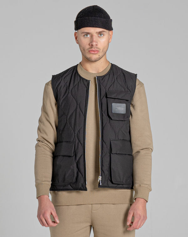 BELLFIELD VOLK UTILITY MEN'S GILET | BLACK | Men's Outerwear ...