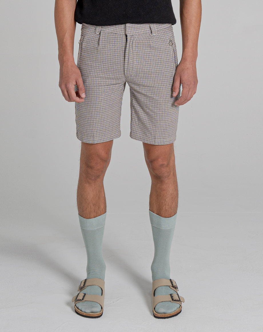 Houndstooth shorts mens hotsell