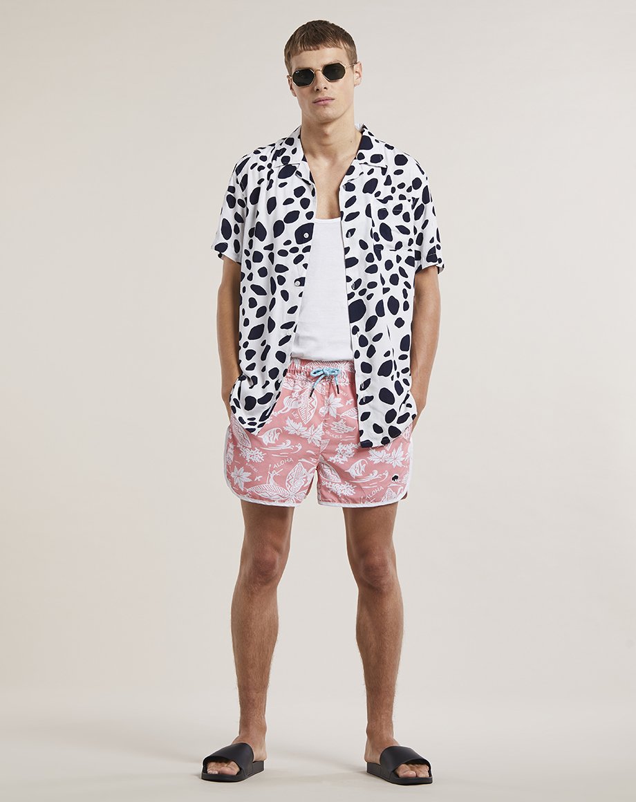 Mens swim shorts and shirt shop