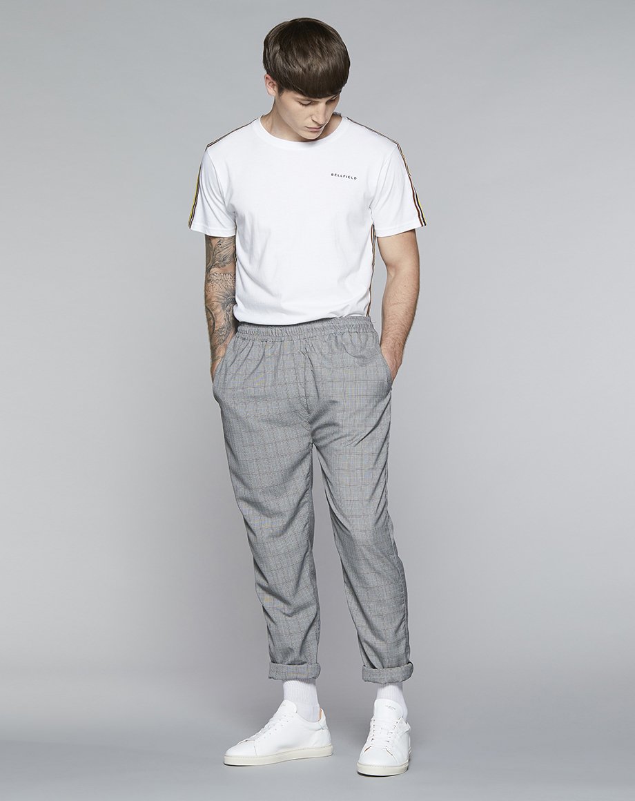 Grey Checks Power-Stretch Pants