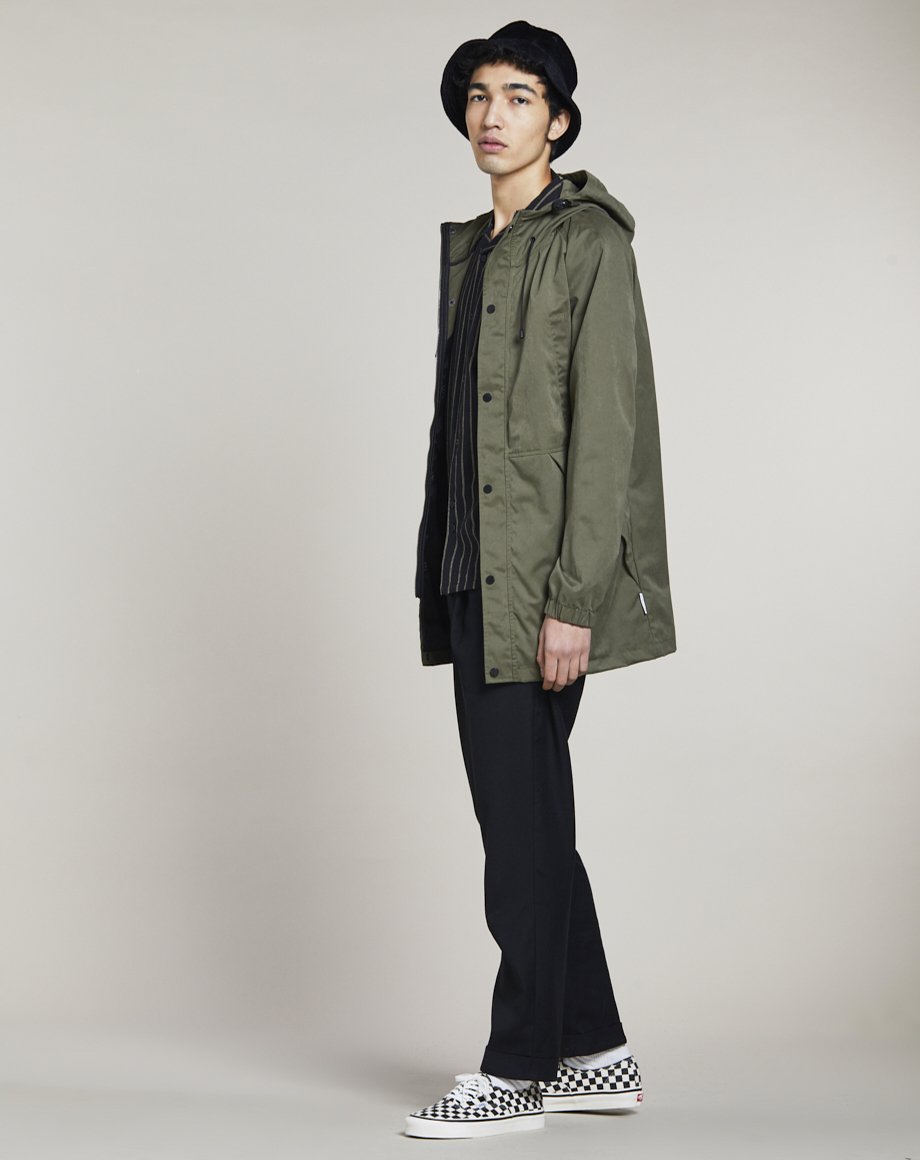 Bellfield Pilgrim Men s Parka in Khaki Bellfield Clothing