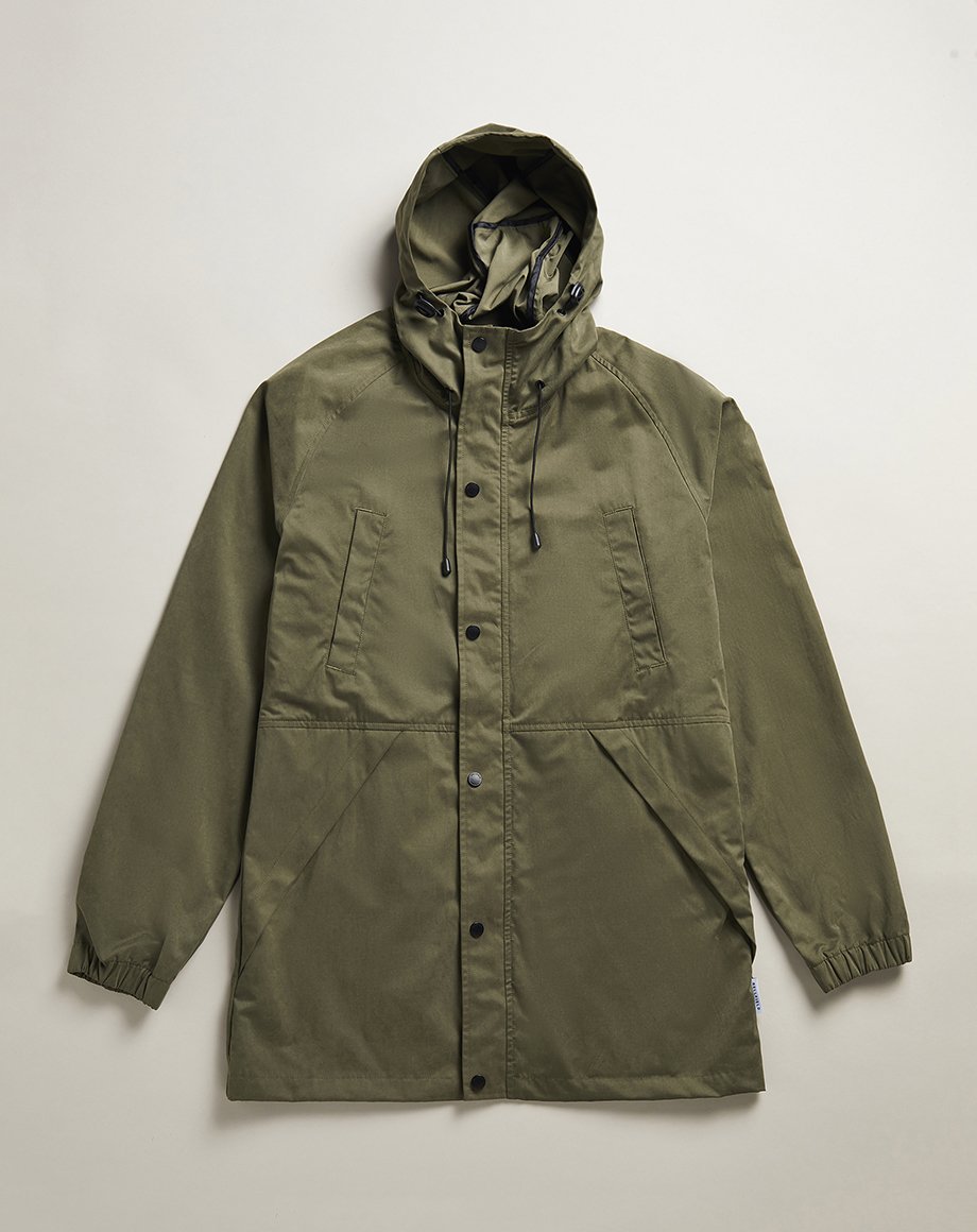 Bellfield Pilgrim Men s Parka in Khaki Bellfield Clothing